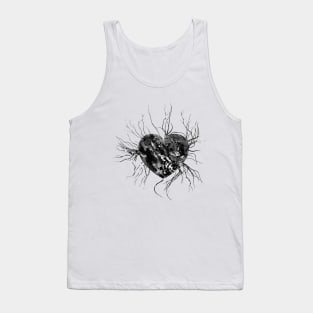 Human Veins With Heart Tank Top